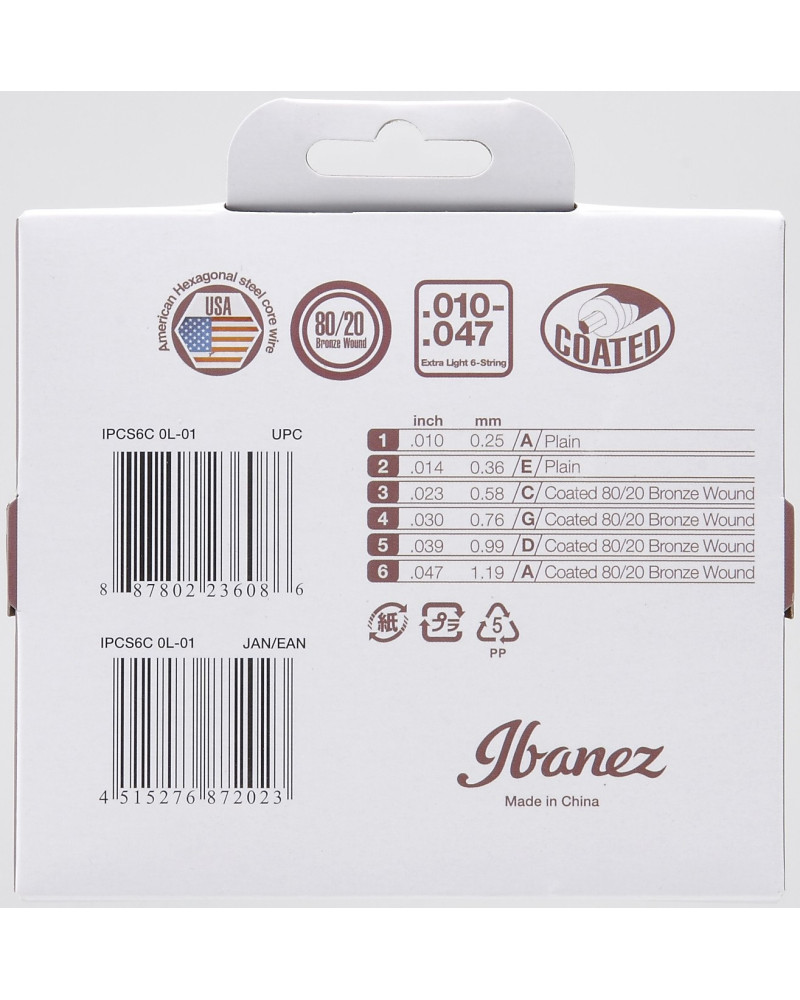 Ibanez IPCS6C String Set for 6 String Piccolo - Extra Light