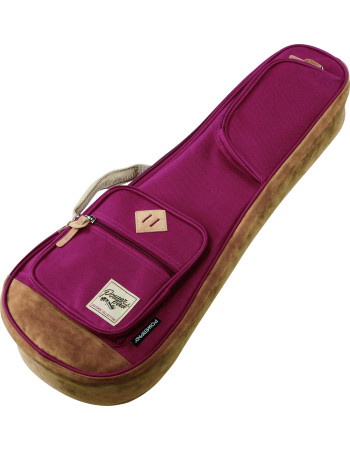 Ibanez IUBC541-WR POWERPAD® Designer Collection Gig Bag for Concert Style Ukulele - Wine Red