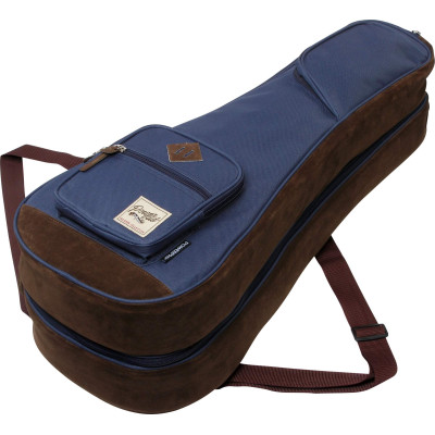 Ibanez IUBT2542-NB POWERPAD® Designer Collection Double Bag for Tenor Style and Concert Style Ukulele - Navy Blue