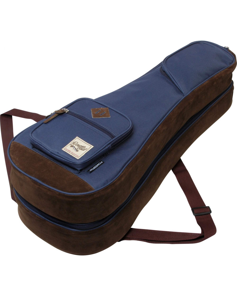 Ibanez IUBT2542-NB POWERPAD® Designer Collection Double Bag for Tenor Style and Concert Style Ukulele - Navy Blue