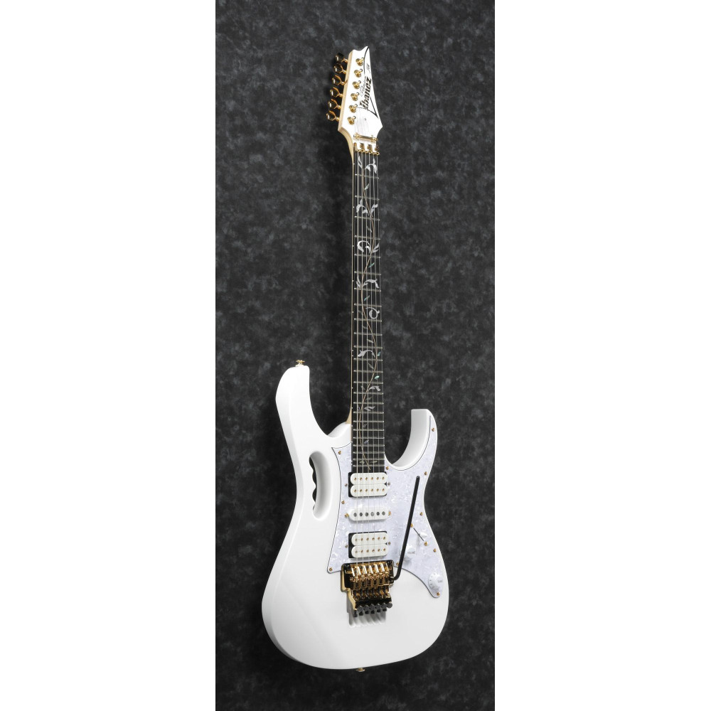 Ibanez JEM7VP-WH Steve Vai Signature E-Guitar 6 String - White + Gigbag