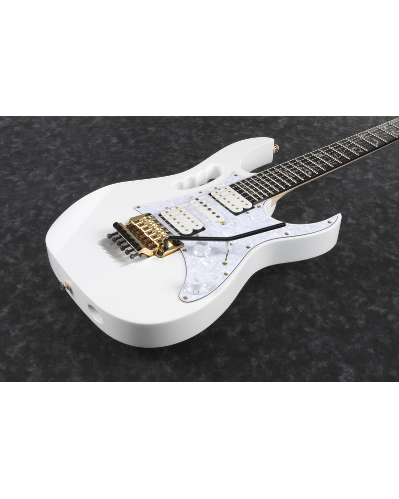 Ibanez JEM7VP-WH Steve Vai Signature E-Guitar 6 String - White + Gigbag