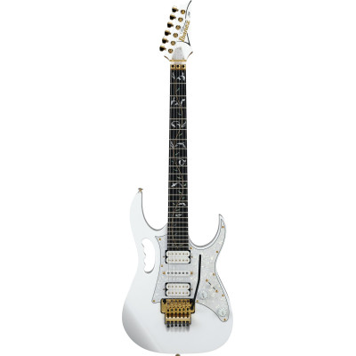 Ibanez JEM7VP-WH Steve Vai Signature E-Guitar 6 String - White + Gigbag