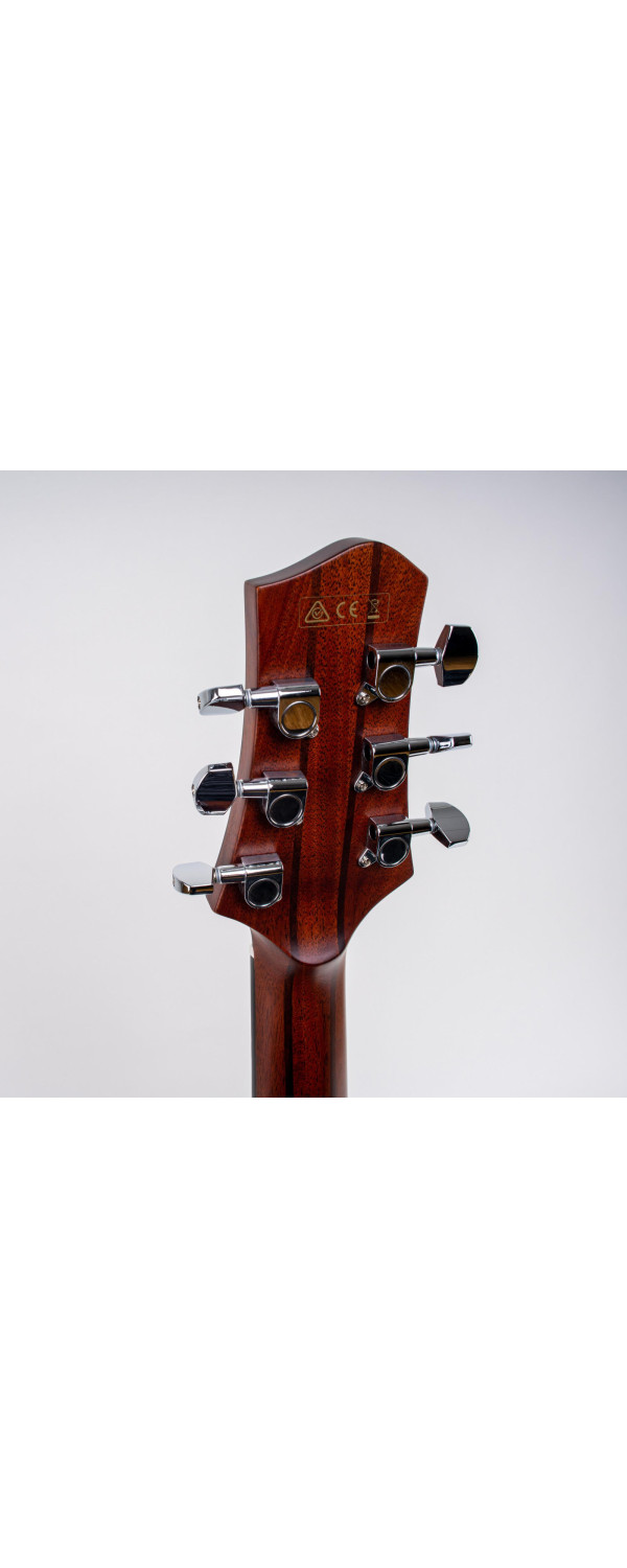 Ibanez JGM10-BSN Jon Gomm Signature Acoustic Guitar 6-String - Black Satin Top / Natural High Gloss Back and Sides + Cas