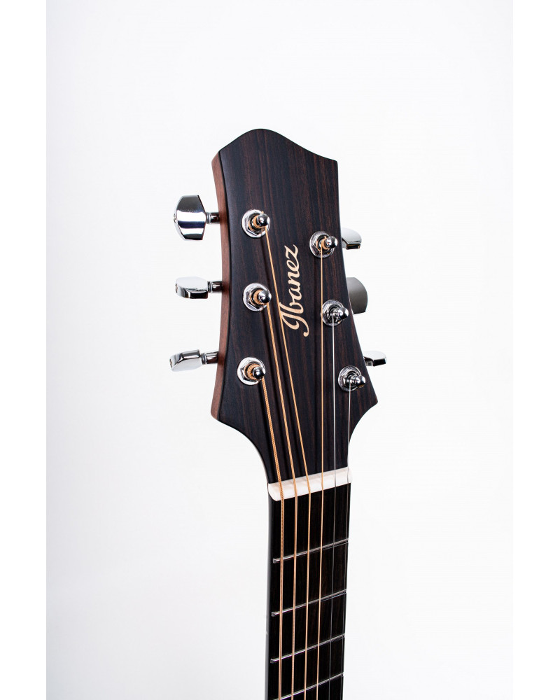 Ibanez JGM10-BSN Jon Gomm Signature Acoustic Guitar 6-String - Black Satin Top / Natural High Gloss Back and Sides + Cas