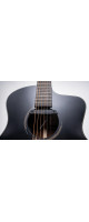 Ibanez JGM10-BSN Jon Gomm Signature Acoustic Guitar 6-String - Black Satin Top / Natural High Gloss Back and Sides + Cas