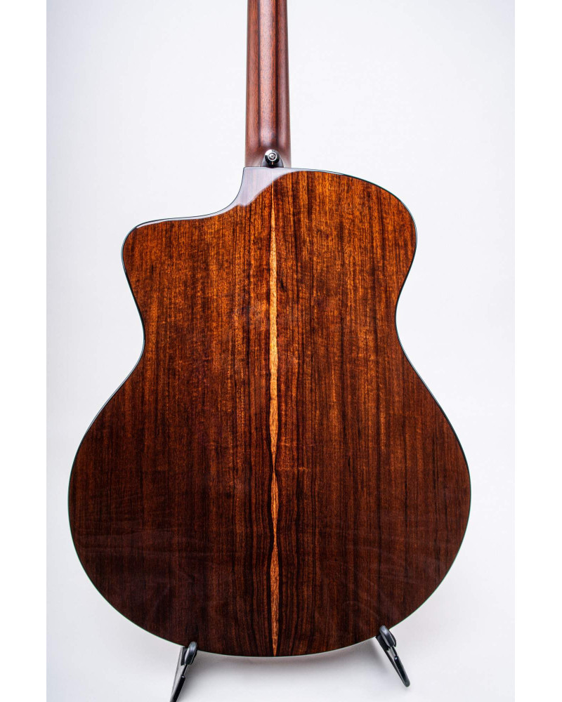 Ibanez JGM10-BSN Jon Gomm Signature Acoustic Guitar 6-String - Black Satin Top / Natural High Gloss Back and Sides + Cas