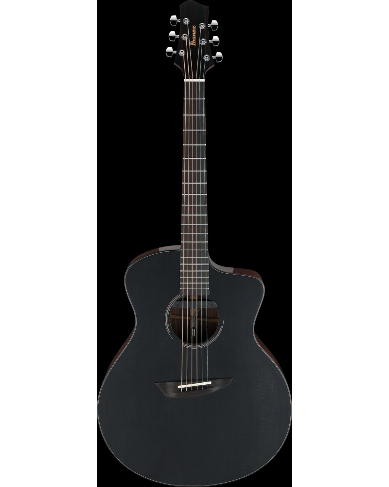 Ibanez JGM10-BSN Jon Gomm Signature Acoustic Guitar 6-String - Black Satin Top / Natural High Gloss Back and Sides + Cas