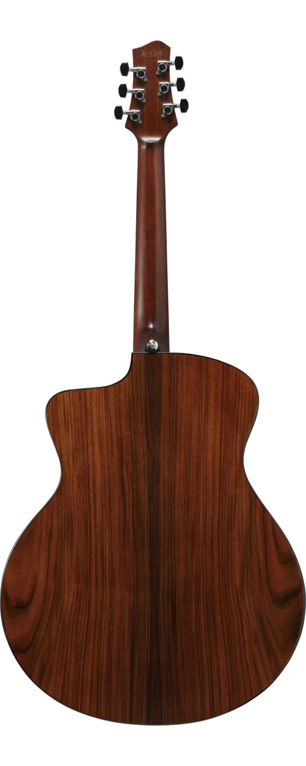 Ibanez JGM10-BSN Jon Gomm Signature Acoustic Guitar 6-String - Black Satin Top / Natural High Gloss Back and Sides + Cas