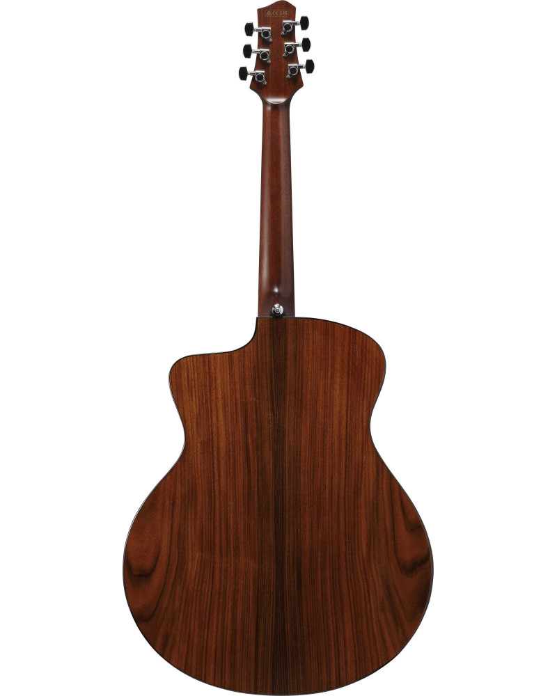 Ibanez JGM10-BSN Jon Gomm Signature Acoustic Guitar 6-String - Black Satin Top / Natural High Gloss Back and Sides + Cas