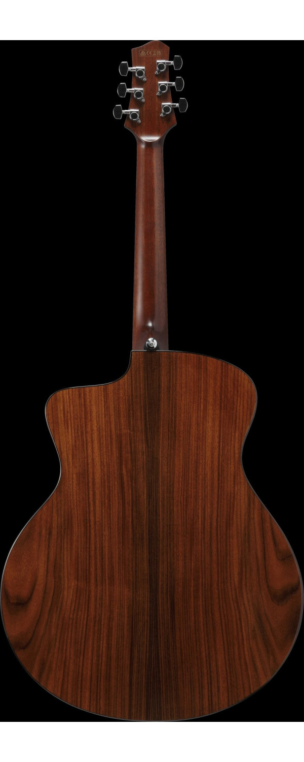 Ibanez JGM10-BSN Jon Gomm Signature Acoustic Guitar 6-String - Black Satin Top / Natural High Gloss Back and Sides + Cas