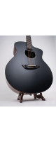 Ibanez JGM10-BSN Jon Gomm Signature Acoustic Guitar 6-String - Black Satin Top / Natural High Gloss Back and Sides + Cas