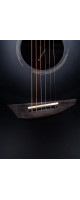 Ibanez JGM10-BSN Jon Gomm Signature Acoustic Guitar 6-String - Black Satin Top / Natural High Gloss Back and Sides + Cas