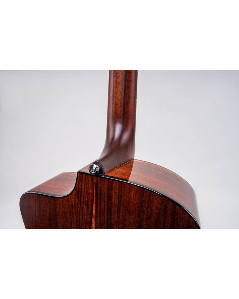 Ibanez JGM10-BSN Jon Gomm Signature Acoustic Guitar 6-String - Black Satin Top / Natural High Gloss Back and Sides + Cas