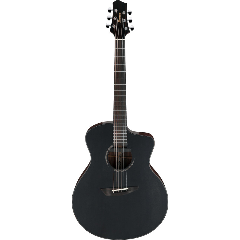 Ibanez JGM10-BSN Jon Gomm Signature Acoustic Guitar 6-String - Black Satin Top / Natural High Gloss Back and Sides + Cas