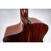 Ibanez JGM10-BSN Jon Gomm Signature Acoustic Guitar 6-String - Black Satin Top / Natural High Gloss Back and Sides + Cas