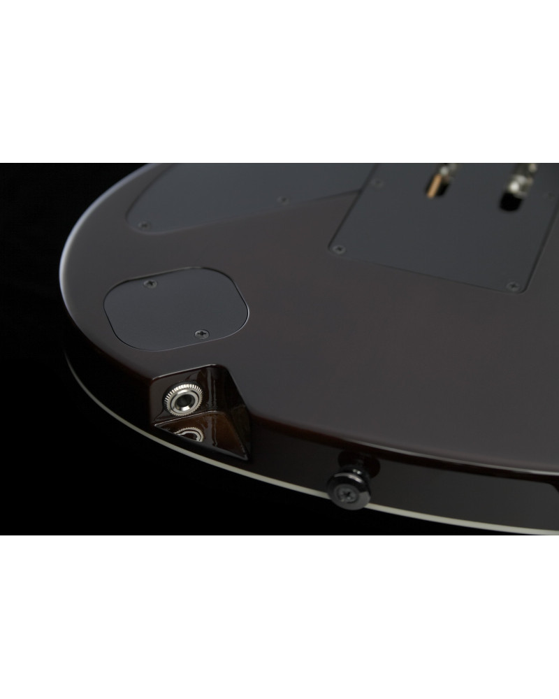 Ibanez KIKO100-TRR Kiko Loureiro Signature Electric Guitar 6-String - Transparent Ruby Red + Case