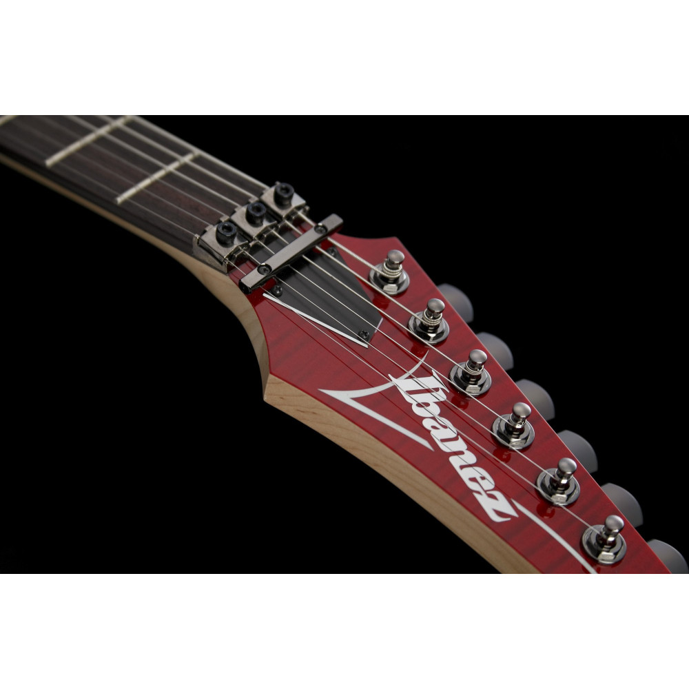 Ibanez KIKO100-TRR Kiko Loureiro Signature Electric Guitar 6-String - Transparent Ruby Red + Case