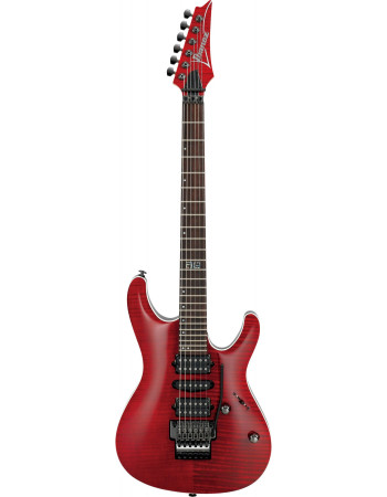 Ibanez KIKO100-TRR Kiko Loureiro Signature Electric Guitar 6-String - Transparent Ruby Red + Case
