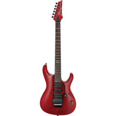 Ibanez KIKO100-TRR Kiko Loureiro Signature Electric Guitar 6-String - Transparent Ruby Red + Case