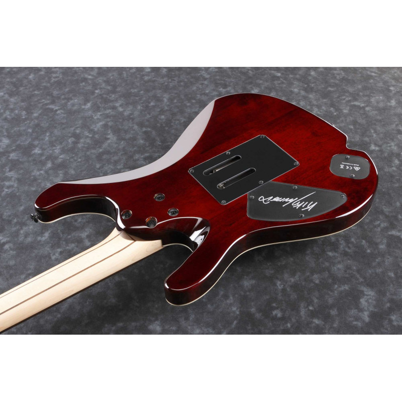 Ibanez KIKO10BP-TGB Kiko Loureiro Signature Electric Guitar 6-String - Transparent Grey Burst  + Gig Bag