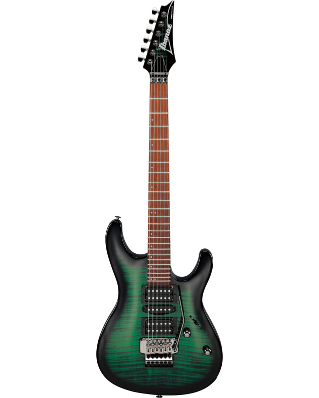 Ibanez KIKOSP3-TEB Kiko Loureiro Signature Electric Guitar 6-String - Transparent Emerald Burst