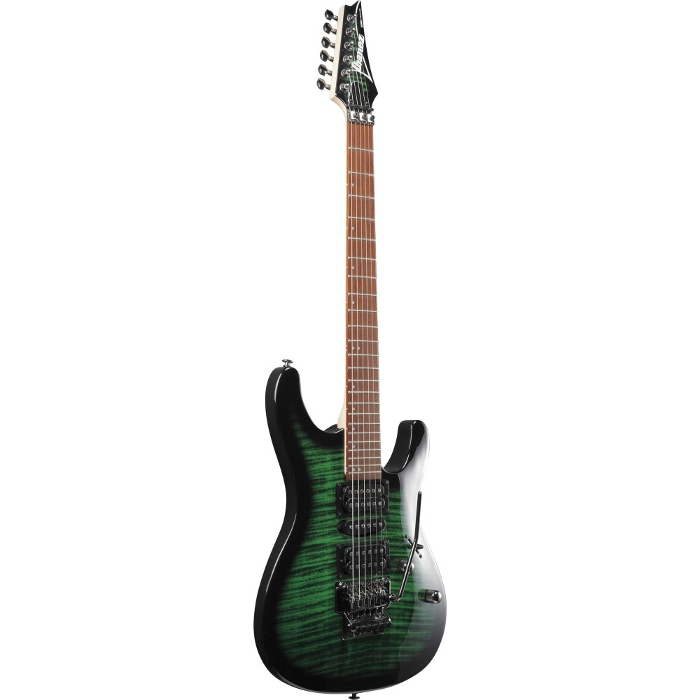 Ibanez KIKOSP3-TEB Kiko Loureiro Signature Electric Guitar 6-String - Transparent Emerald Burst