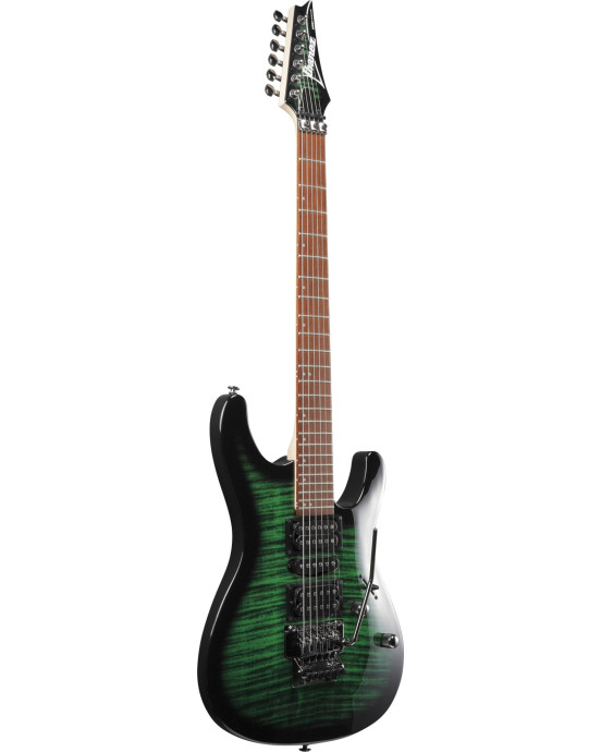 Ibanez KIKOSP3-TEB Kiko Loureiro Signature Electric Guitar 6-String - Transparent Emerald Burst