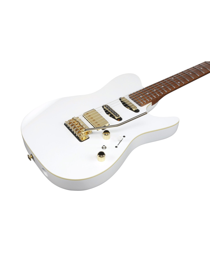 Ibanez LB1-WH Lari Basilio Signature Electric Guitar 6-String - White + Case