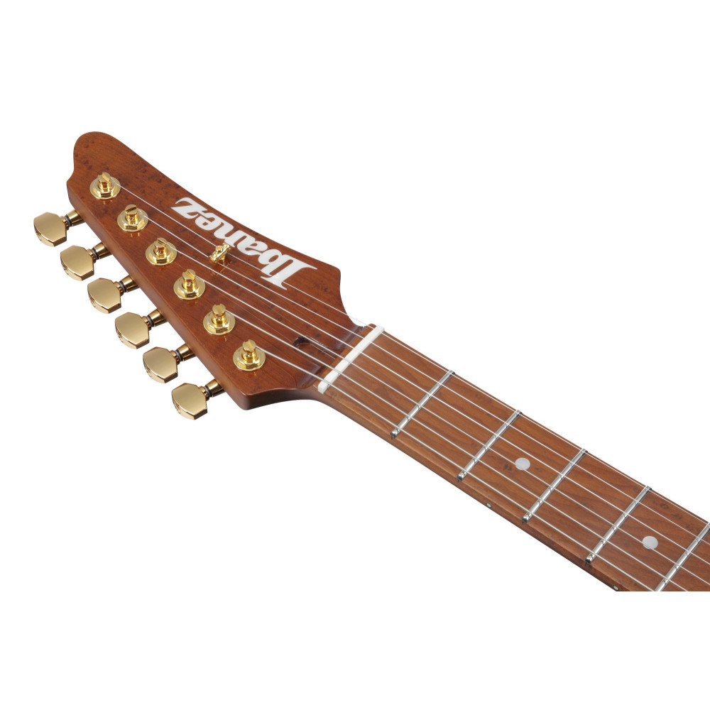 Ibanez LB1-WH Lari Basilio Signature Electric Guitar 6-String - White + Case