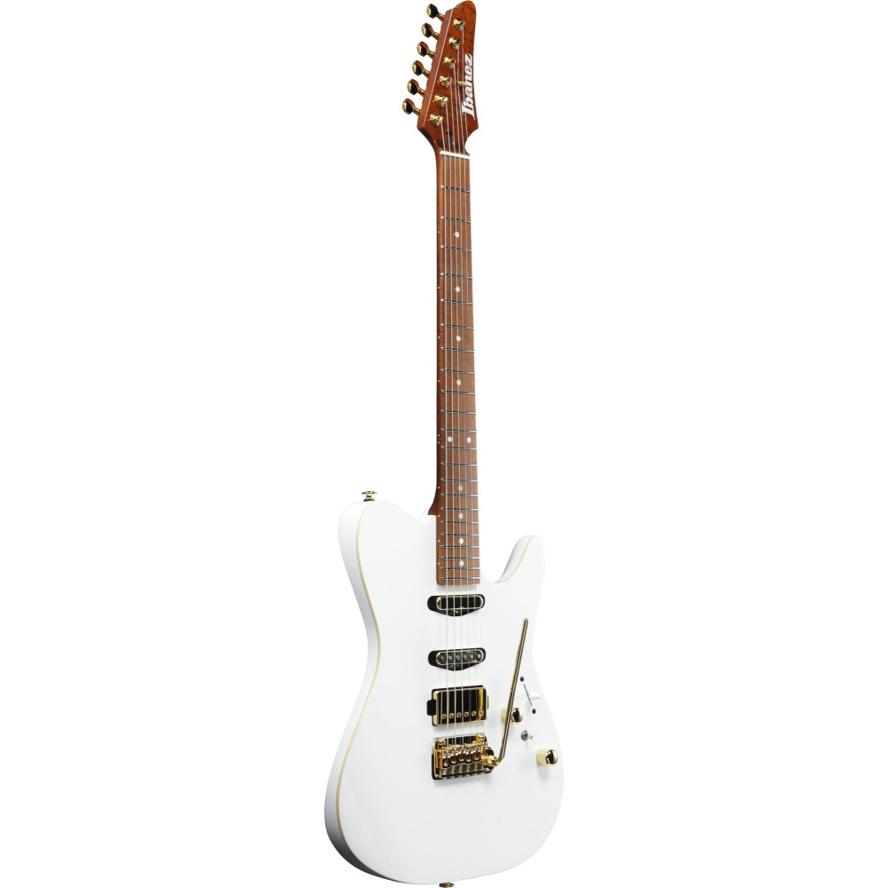 Ibanez LB1-WH Lari Basilio Signature Electric Guitar 6-String - White + Case