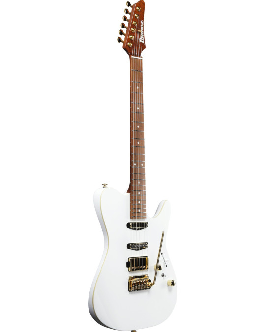 Ibanez LB1-WH Lari Basilio Signature Electric Guitar 6-String - White + Case