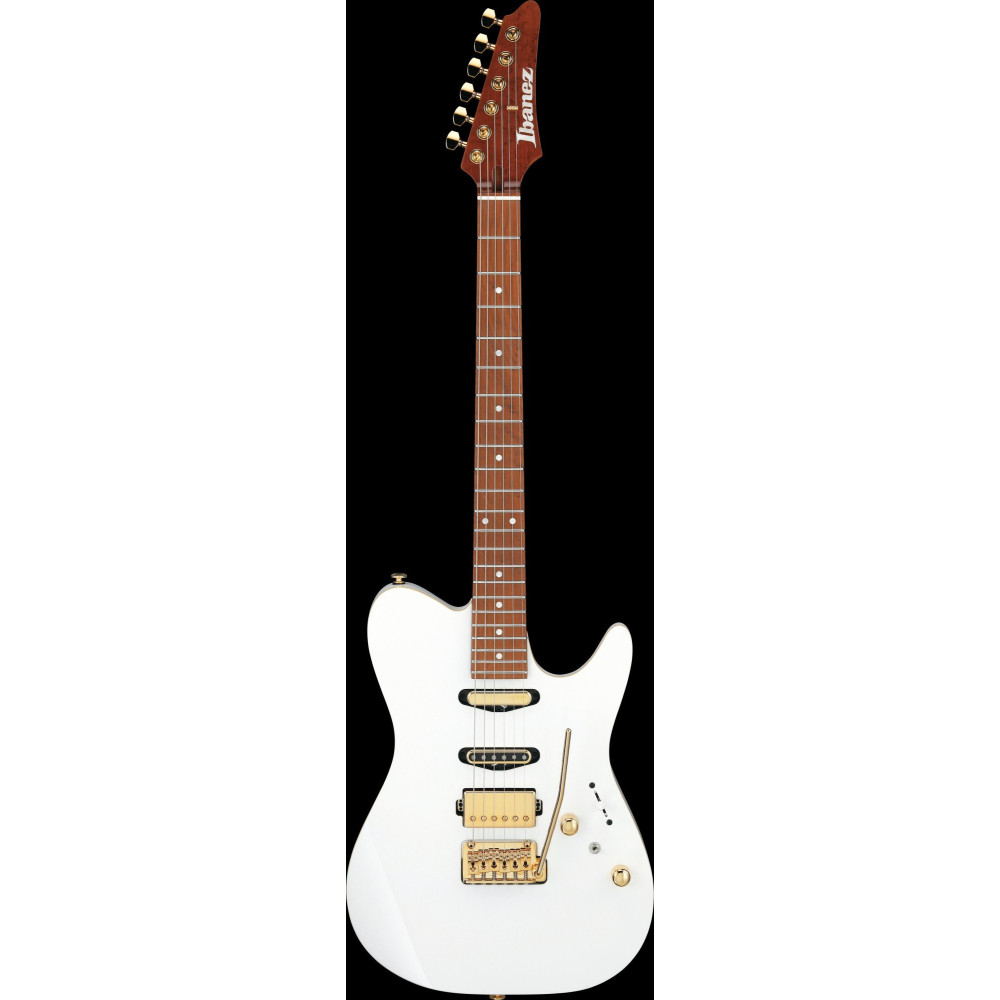 Ibanez LB1-WH Lari Basilio Signature Electric Guitar 6-String - White + Case