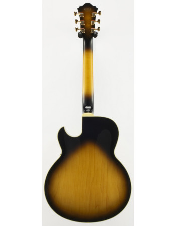 Ibanez LGB30-VYS George Benson Signature Hollow Body Guitar 6-String - Vintage Yellow Sunburst + Case MF100C