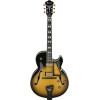 Ibanez LGB300-VYS George Benson Signature Hollow Body Guitar 6-String - Vintage Yellow Sunburst + Case MF100C