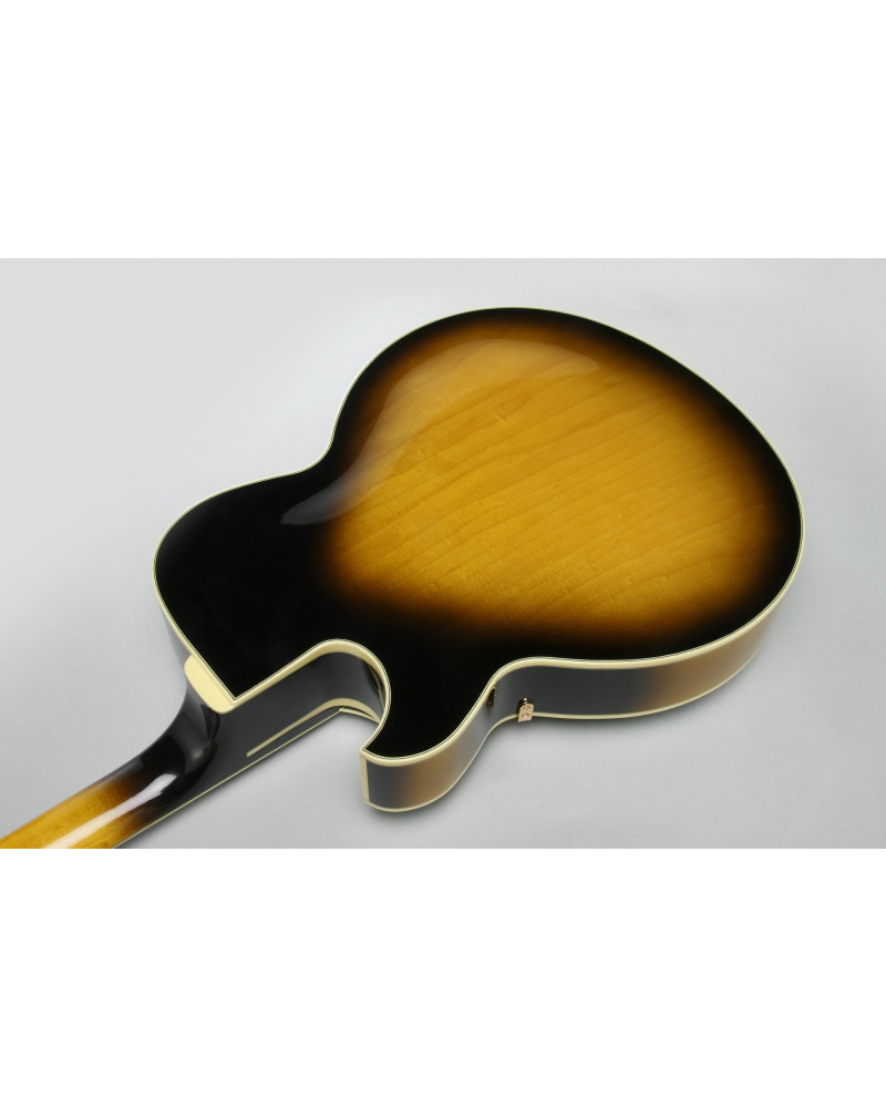 Ibanez LGB300-VYS George Benson Signature Hollow Body Guitar 6-String - Vintage Yellow Sunburst + Case MF100C