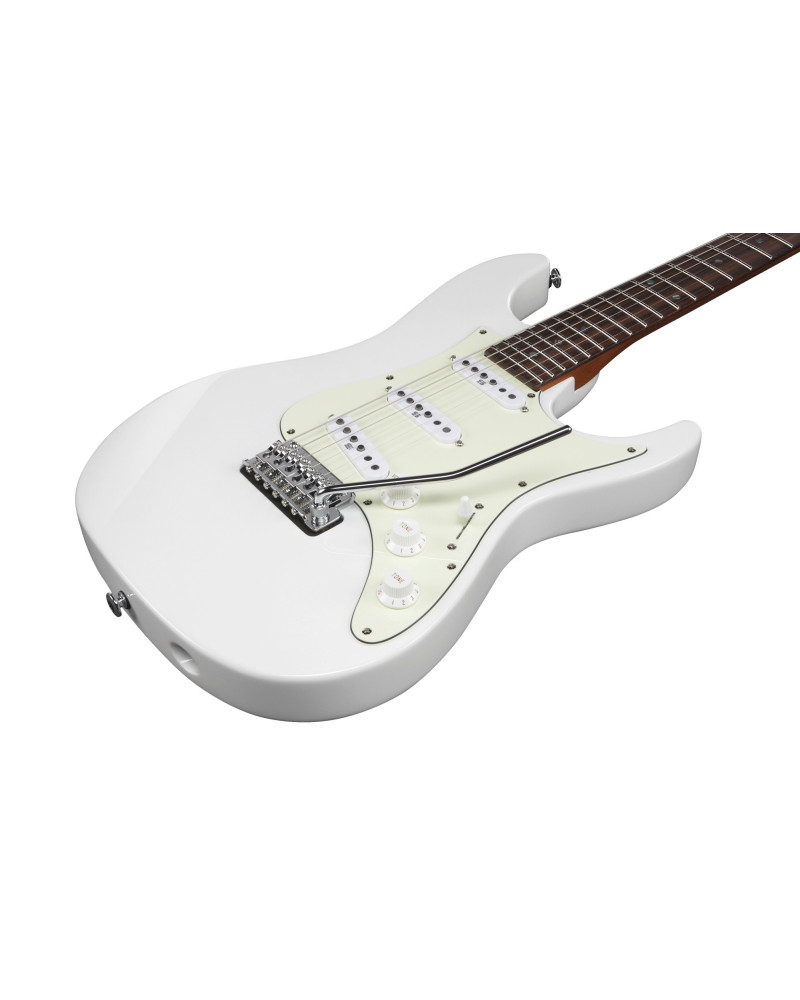 Ibanez LM1-LWH Luca Mantovanelli Signature Electric Guitar 6-String - Luna White + Case