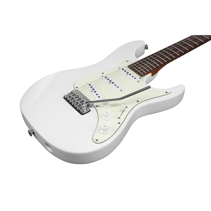 Ibanez LM1-LWH Luca Mantovanelli Signature Electric Guitar 6-String - Luna White + Case