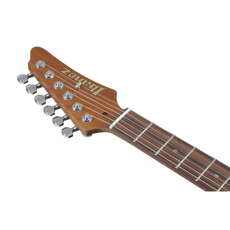 Ibanez LM1-LWH Luca Mantovanelli Signature Electric Guitar 6-String - Luna White + Case
