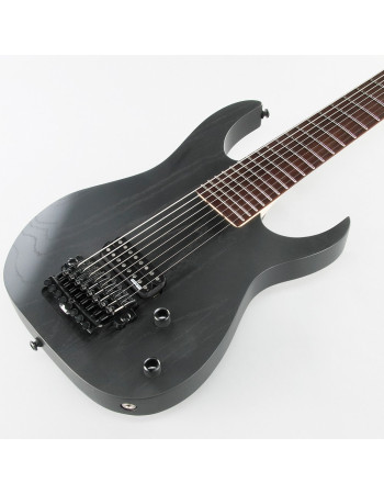 Ibanez M80M-WK Mårten Hagström Signature Electric Guitar 8-String - Weathered Black + Gig Bag