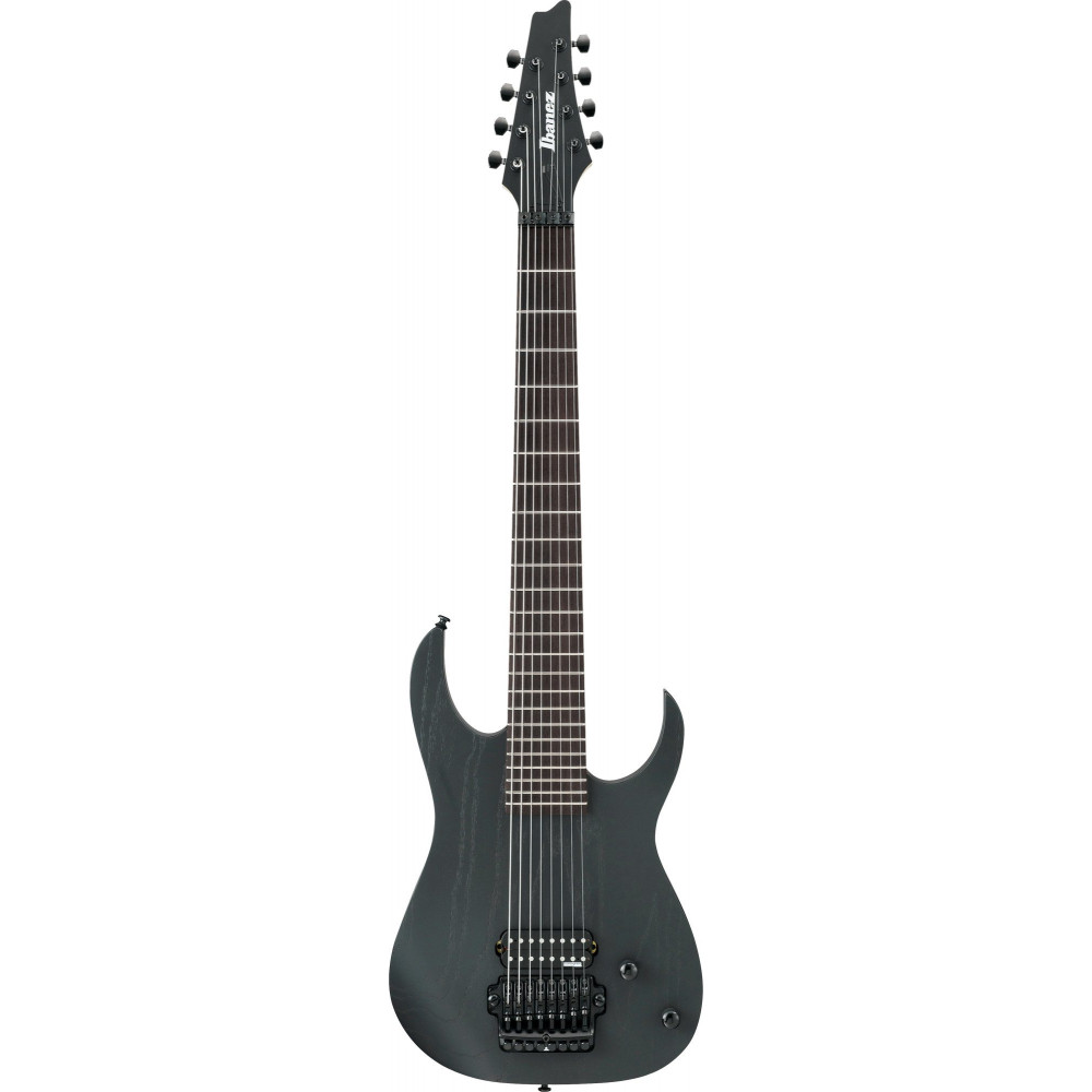 Ibanez M80M-WK Mårten Hagström Signature Electric Guitar 8-String - Weathered Black + Gig Bag