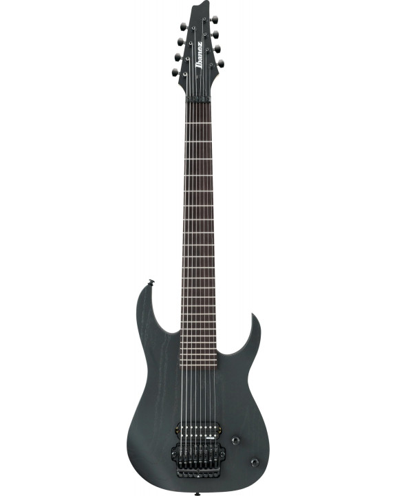 Ibanez M80M-WK Mårten Hagström Signature Electric Guitar 8-String - Weathered Black + Gig Bag