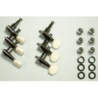 Ibanez MB1002 E-Guitar machine head tuner set 6 x left - cosmo black