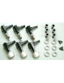 Ibanez MB500V machine head SGMM38-07 - for JEM7V-SBL 2002/02 - 2004/10 Vintage Silver + Black