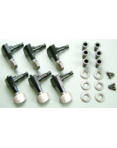 Ibanez MB500V machine head SGMM38-07 - for JEM7V-SBL 2002/02 - 2004/10 Vintage Silver + Black