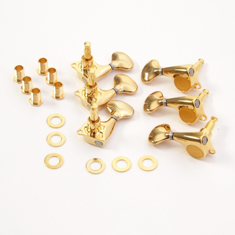 Ibanez MBG5100G closed machine head set (set of 6) - gold for PM100/PM120/GB200