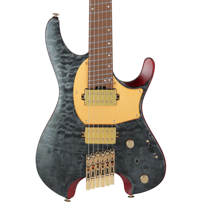 Ibanez MGFM10-OBL Manuel Gardner Fernandes Signature Electric Guitar 6-String - Obsidian Black Low Gloss + Gig Bag