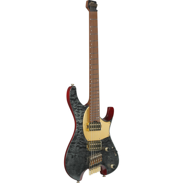 Ibanez MGFM10-OBL Manuel Gardner Fernandes Signature Electric Guitar 6-String - Obsidian Black Low Gloss + Gig Bag