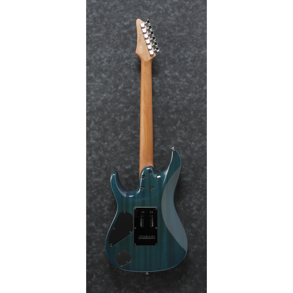 Ibanez MM1-TAB Martin Miller AZ Signature E-Guitar 6-String - Transparent Aqua Blue