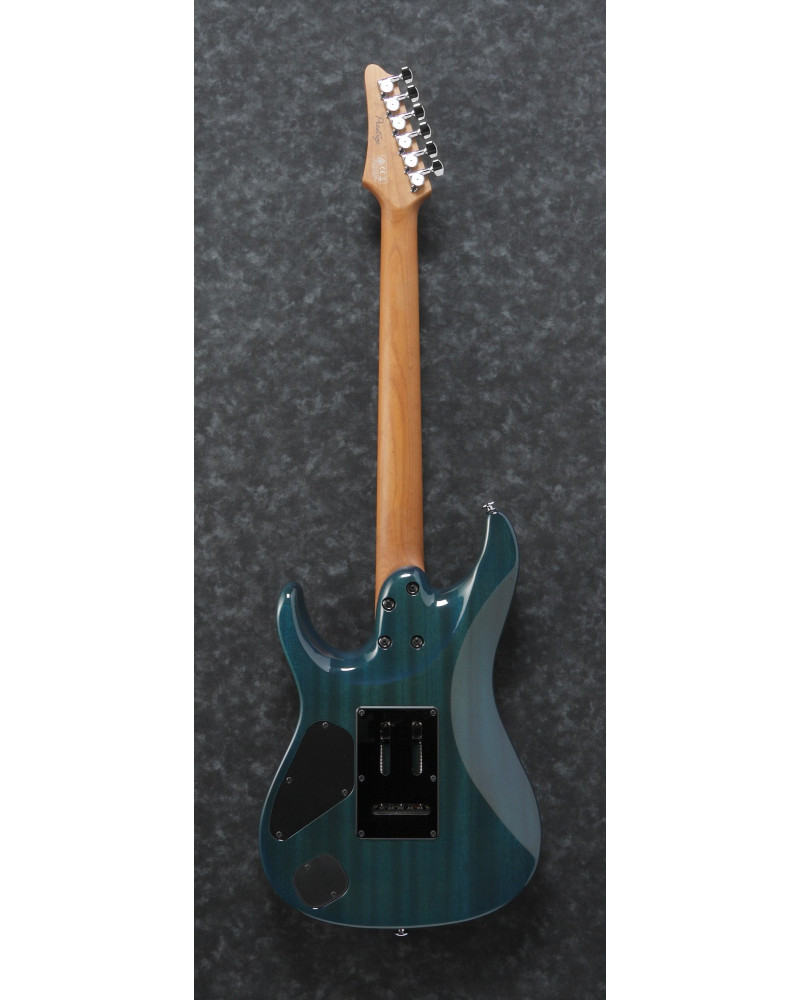 Ibanez MM1-TAB Martin Miller AZ Signature E-Guitar 6-String - Transparent Aqua Blue